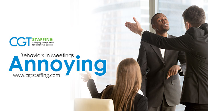 Annoying Behaviors That Disrupt Meetings 