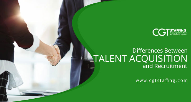 Explore the five most important differences between talent acquisition and recruitment, based on diverging approaches, strategies, planning, and more.
